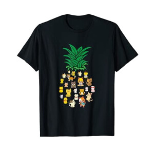 T-shirt Ananas noir homme/femme