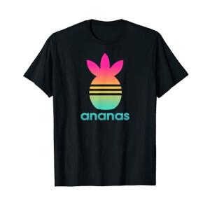 T-shirt Ananas noir homme/femme