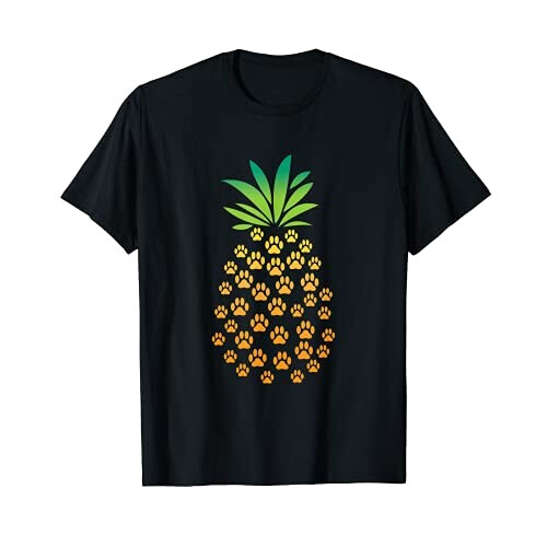 T-shirt Ananas noir homme/femme