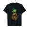 T-shirt Ananas noir homme/femme - miniature