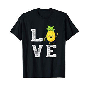 T-shirt Ananas noir homme/femme