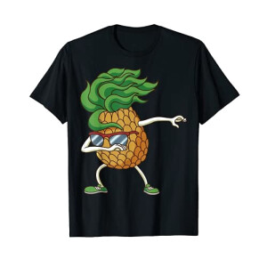 T-shirt Ananas noir homme/femme