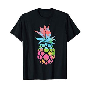 T-shirt Ananas noir homme/femme