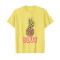 T-shirt Ananas jaune homme/femme - miniature