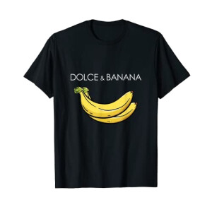 T-shirt Banane noir homme/femme