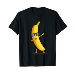 T-shirt Banane noir homme/femme