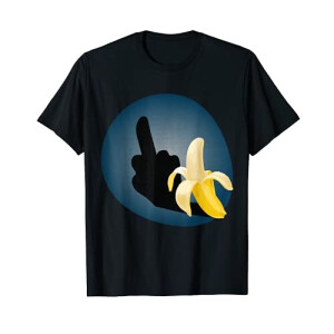 T-shirt Banane noir homme/femme