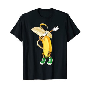 T-shirt Banane noir homme/femme