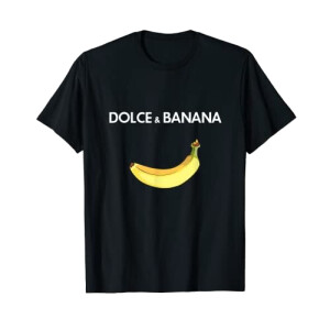 T-shirt Banane noir homme/femme