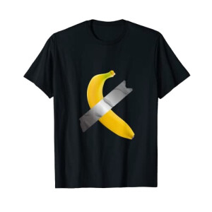 T-shirt Banane noir homme/femme