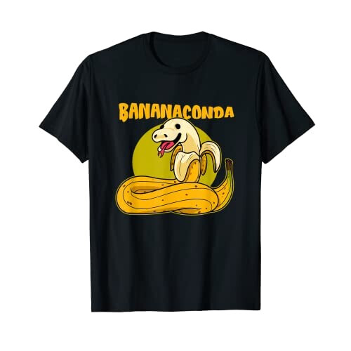 T-shirt Banane noir homme/femme