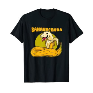 T-shirt Banane noir homme/femme