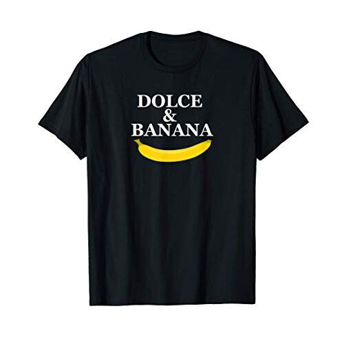 T-shirt Banane noir homme/femme