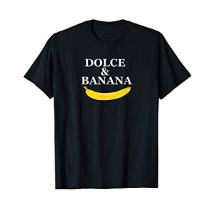 T-shirt Banane noir homme/femme
