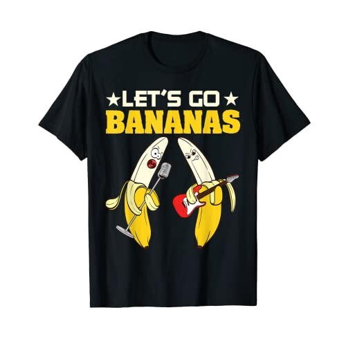 T-shirt Banane noir homme/femme