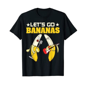 T-shirt Banane noir homme/femme