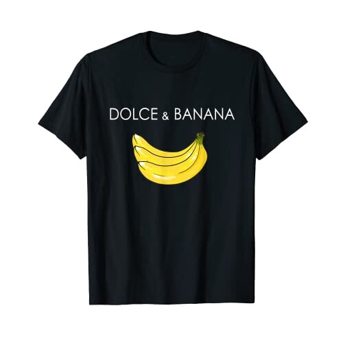 T-shirt Banane noir homme/femme