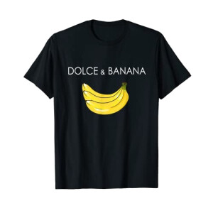 T-shirt Banane noir homme/femme