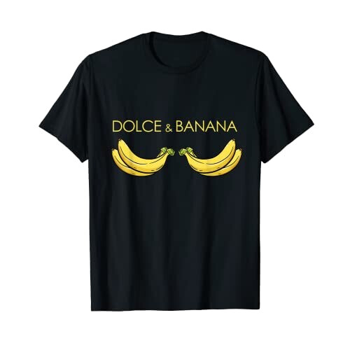 T-shirt Banane noir homme/femme