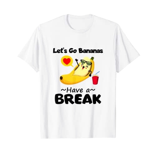 T-shirt Banane blanc homme/femme