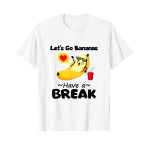 T-shirt Banane blanc homme/femme