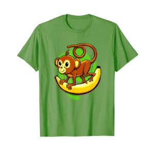 T-shirt Banane vert homme/femme