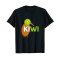 T-shirt Kiwi noir homme/femme - miniature