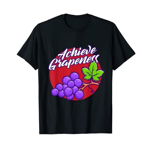 T-shirt Raisin noir homme/femme