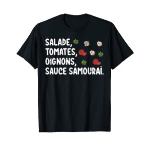 T-shirt Tomate noir homme/femme