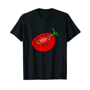 T-shirt Tomate noir homme/femme