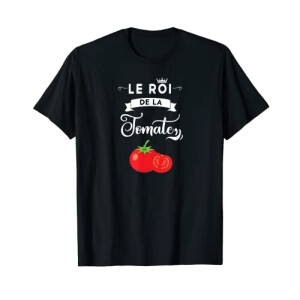 T-shirt Tomate noir homme/femme