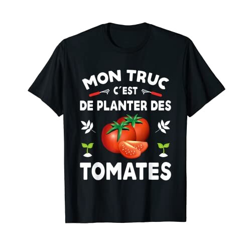 T-shirt Tomate noir homme/femme