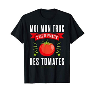 T-shirt Tomate noir homme/femme