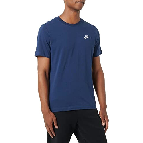 T-shirt bleu (midnight navy/white) homme