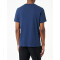 T-shirt bleu (midnight navy/white) homme - miniature variant 3