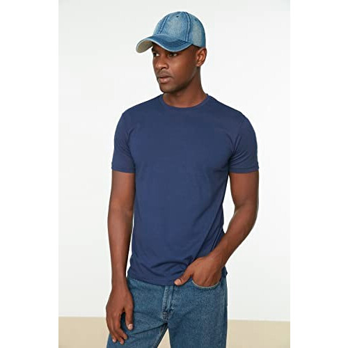 T-shirt bleu marine homme variant 1 