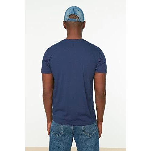 T-shirt bleu marine homme variant 2 