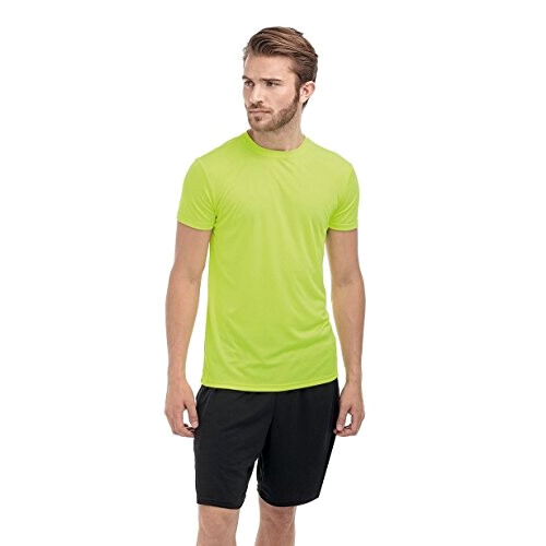 T-shirt jaune cyber . homme