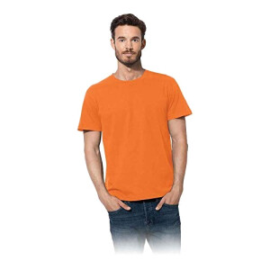 T-shirt orange - homme