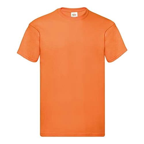 T-shirt orange homme