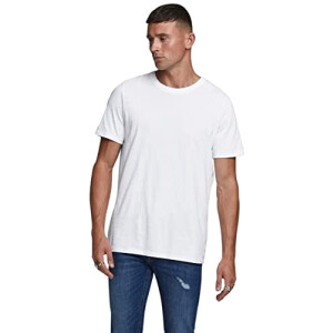 T-shirt blanc (white detail: slim) homme