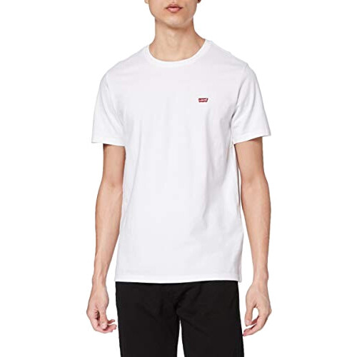 T-shirt blanc cotton + patch white homme