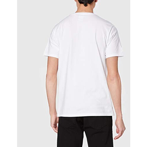 T-shirt blanc cotton + patch white homme variant 2 