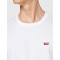 T-shirt blanc cotton + patch white homme - miniature variant 2