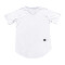 T-shirt blanc . col en v homme - miniature variant 2