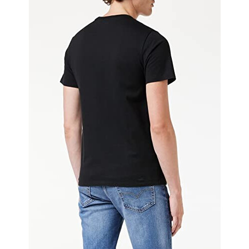 T-shirt noir cotton + patch black homme variant 2 