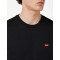 T-shirt noir cotton + patch black homme - miniature variant 2