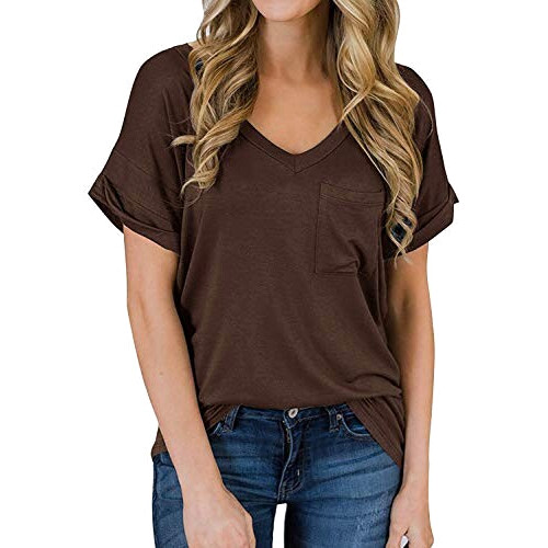 T-shirt marron femme