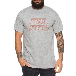 T-shirt Stranger things gris chiné homme