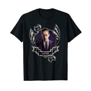 T-shirt Mercredi Addams noir homme/femme